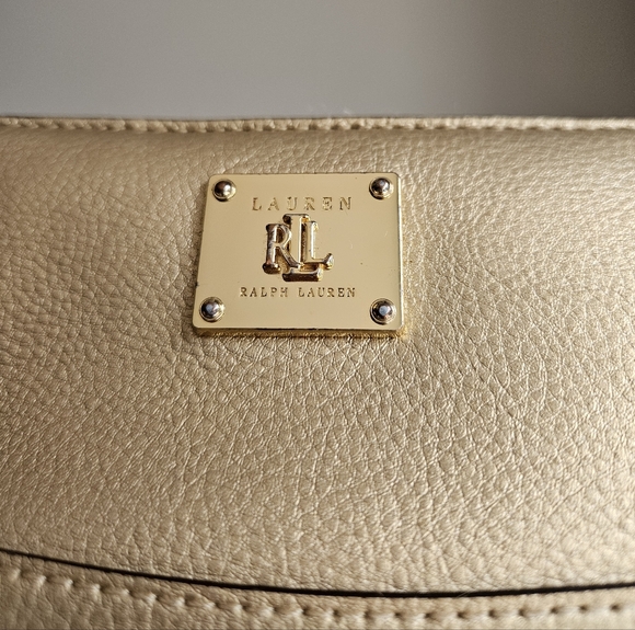 Ralph Lauren Metallic Gold Wristlet - Picture 2 of 10